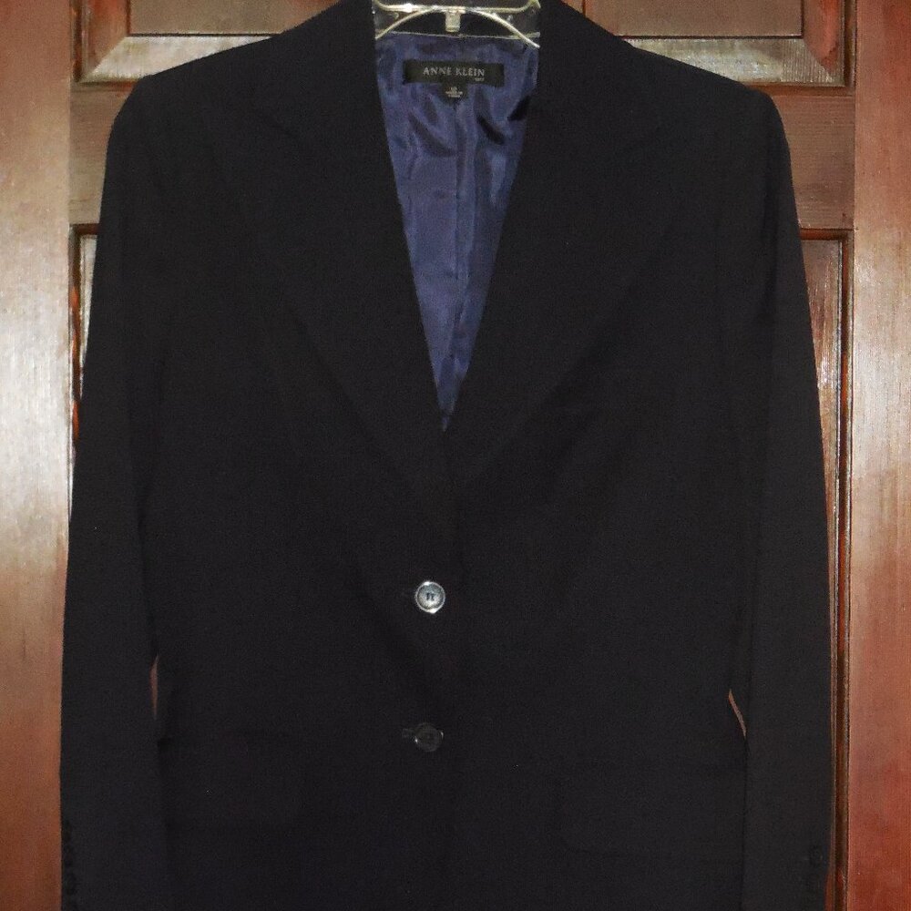 Anne Klein Classic Navy Jacket Blazer Size 10